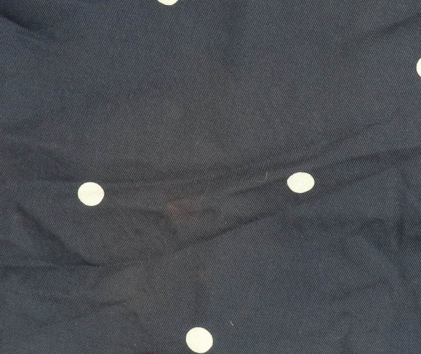 Cotswold Collections Women's Blue Midi Polka Dot Skirt Size 12