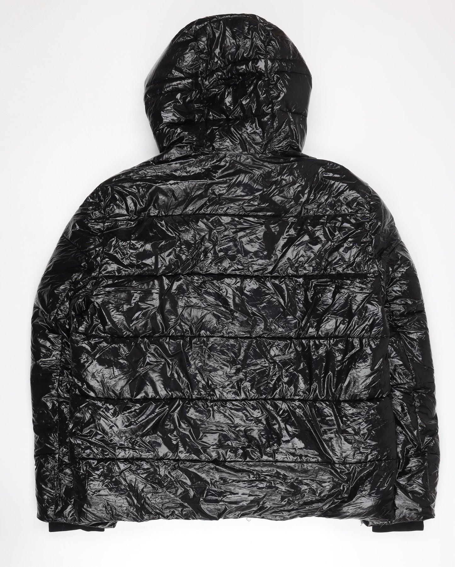 Michael Kors Men's Black Hooded Jacket L