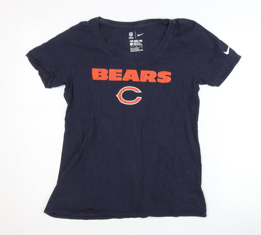 Nike Blue Women's T-Shirt, L, Bears Sports Casual