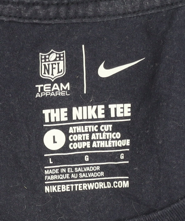 Nike Blue Women's T-Shirt, L, Bears Sports Casual