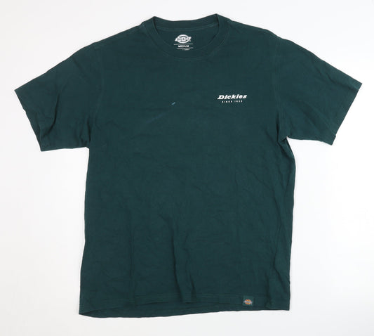 Dickies Men's Green Medium Short Sleeve T-Shirt
