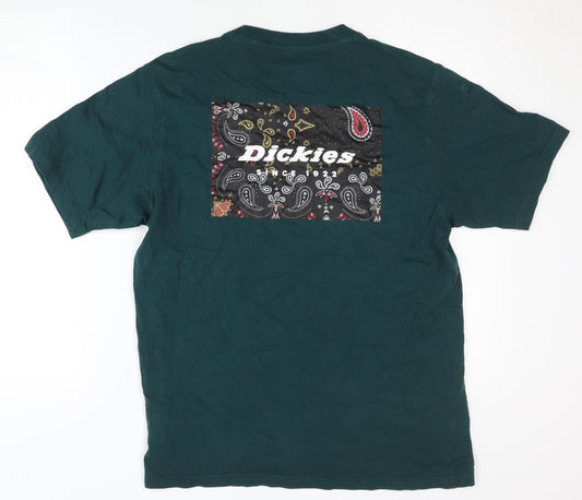 Dickies Men's Green Medium Short Sleeve T-Shirt