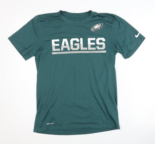 Nike Men's Green Eagles T-Shirt, Size S, American Football