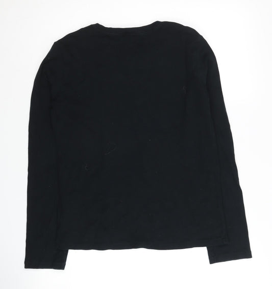 Ralph Lauren Sport Women's Black L Long Sleeve Tee