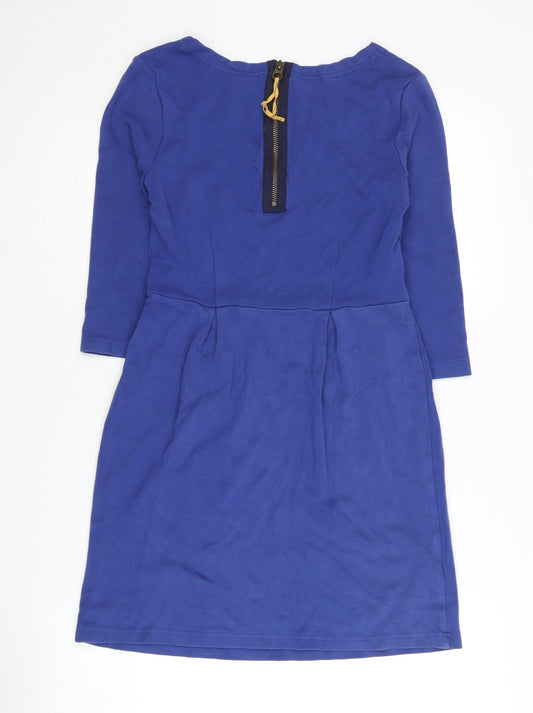 Joules Women's Blue Sheath Dress Size 8 for Elegant Style
