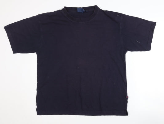 Dickies Men's Blue Cotton T-Shirt Medium, Crew Neck