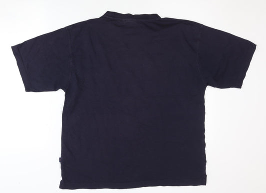 Dickies Men's Blue Cotton T-Shirt Medium, Crew Neck
