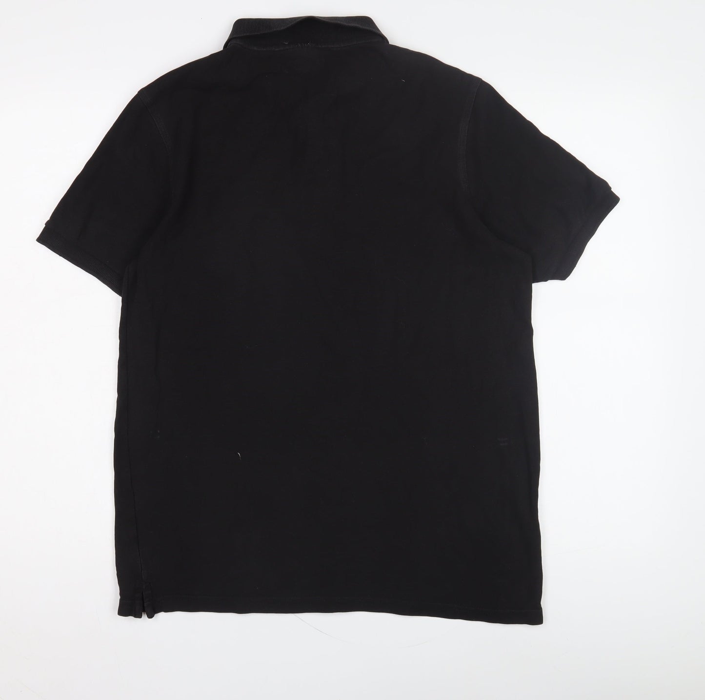 Lacoste Men's Black Polo Shirt Size L