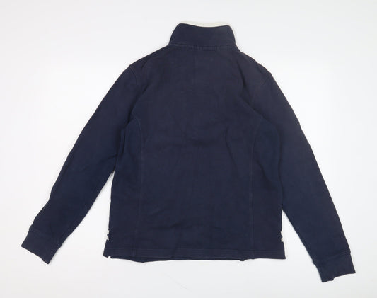 Crew Clothing Co. Men's Blue 1/4 Zip Sweatshirt Size 12