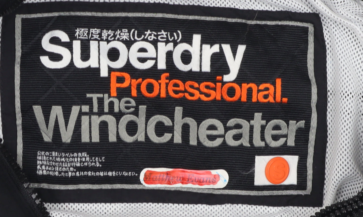 Superdry Women's Black Windbreaker Jacket S