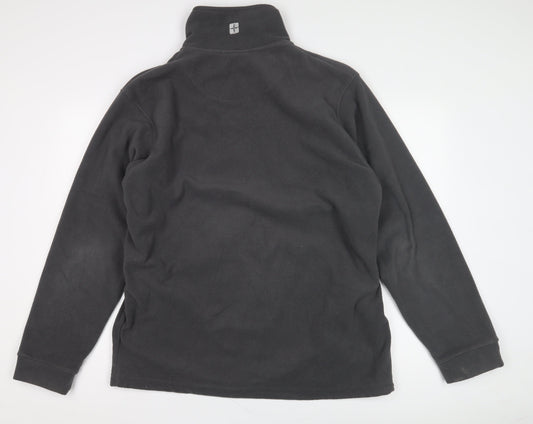 Mountain Warehouse Men's Black Fleece Jacket Size L