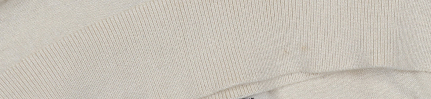 Next Women's Beige Polka Dot Pullover Jumper Size 8