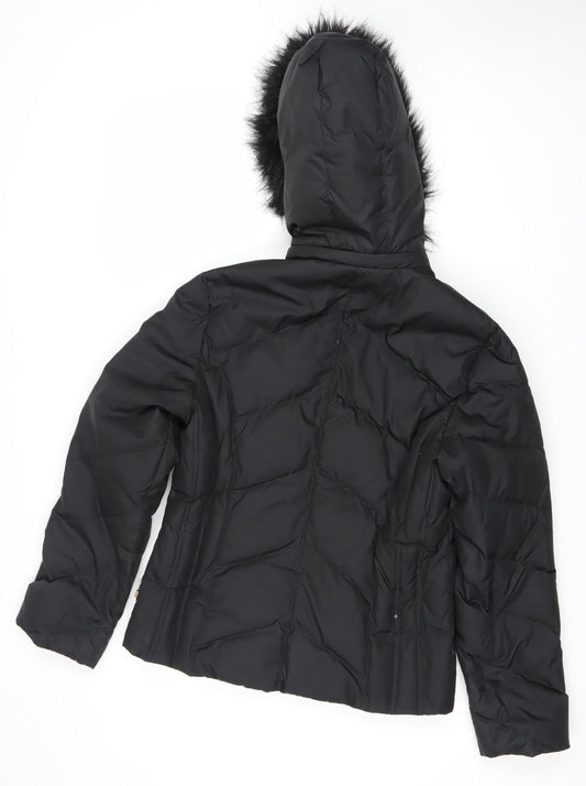 Marks and Spencer Women's Black Puffer Jacket S