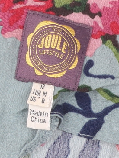 Joules Women's Multicoloured Floral Dress Size 12