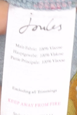 Joules Women's Multicoloured Floral Dress Size 12