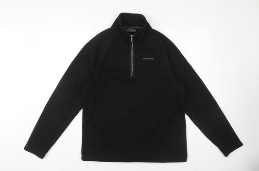 Craghoppers Men's Black Medium Fleece Zip Sweatshirt