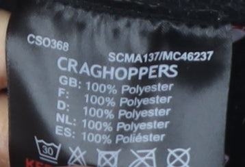 Craghoppers Men's Black Medium Fleece Zip Sweatshirt