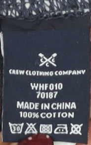 Crew Clothing Women's Grey Henley Sweatshirt Size 14