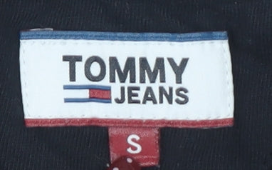 Tommy Jeans Women's Black Cropped T-Shirt Size S