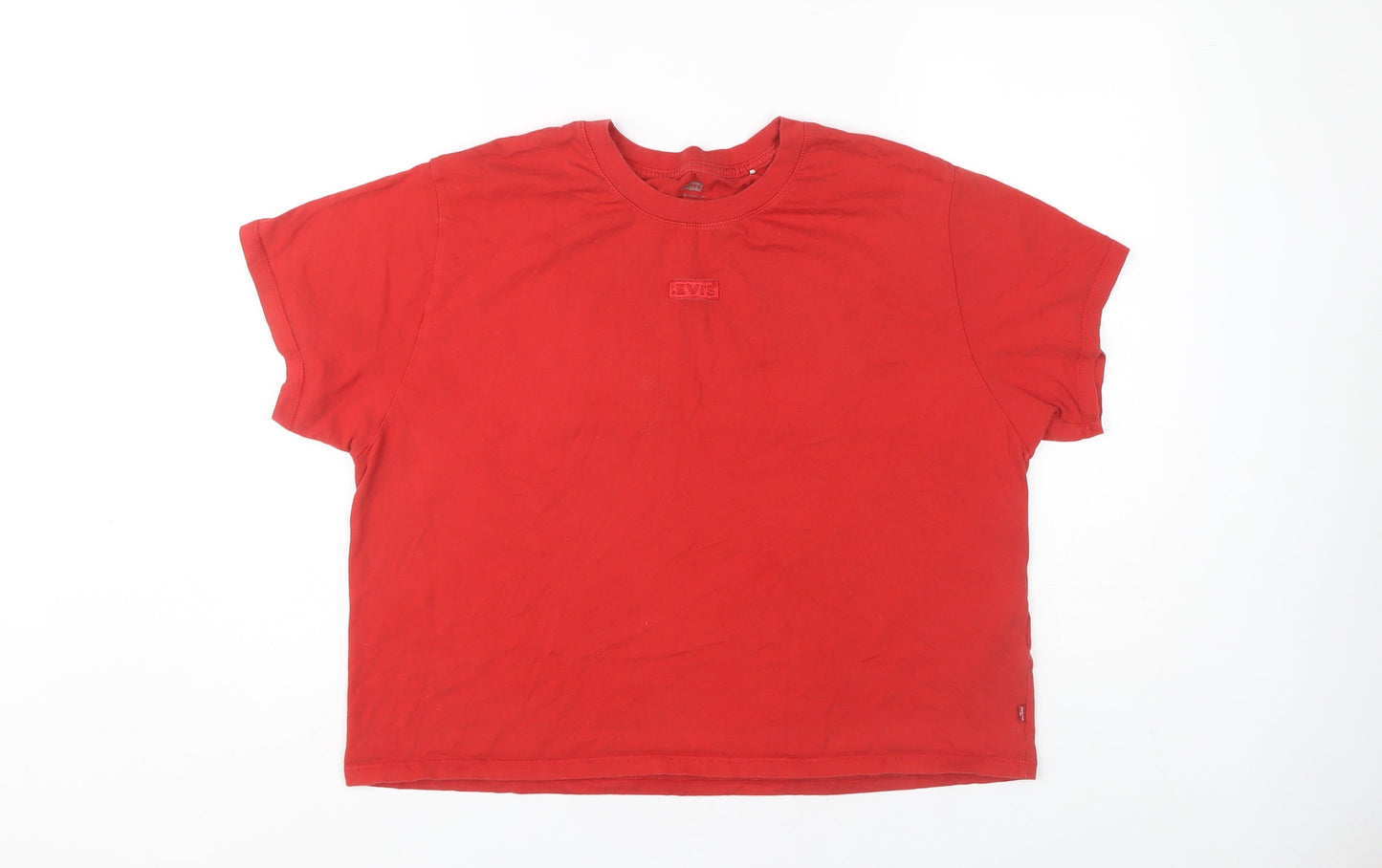 Levi's Red Crew Neck T-Shirt, Unisex Adult L