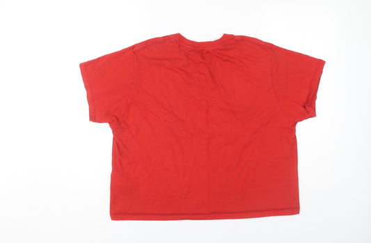 Levi's Red Crew Neck T-Shirt, Unisex Adult L