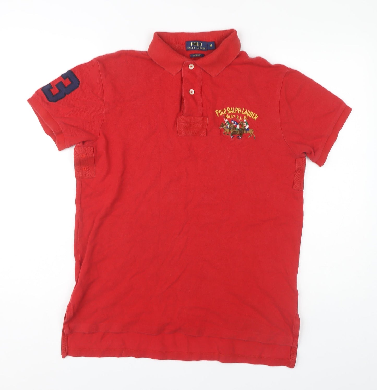 Polo Ralph Lauren Men's Red Polo Shirt, Size M