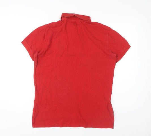 Polo Ralph Lauren Men's Red Polo Shirt, Size M