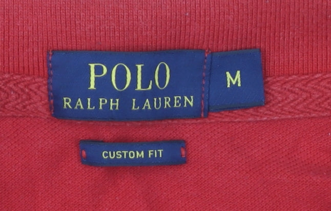 Polo Ralph Lauren Men's Red Polo Shirt, Size M
