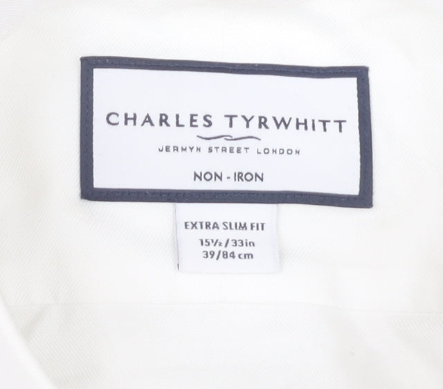Charles Tyrwhitt Men's White Extra-Slim Dress Shirt