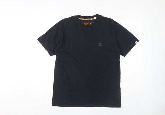 Timberland Men's Black Small Logo T-Shirt