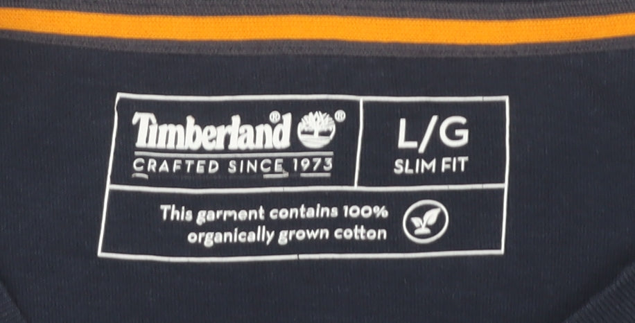 Timberland Men's Blue Slim Fit T-Shirt L