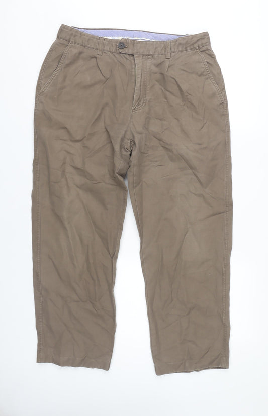 Austin Reed Men’s Brown Chino Trousers 36R