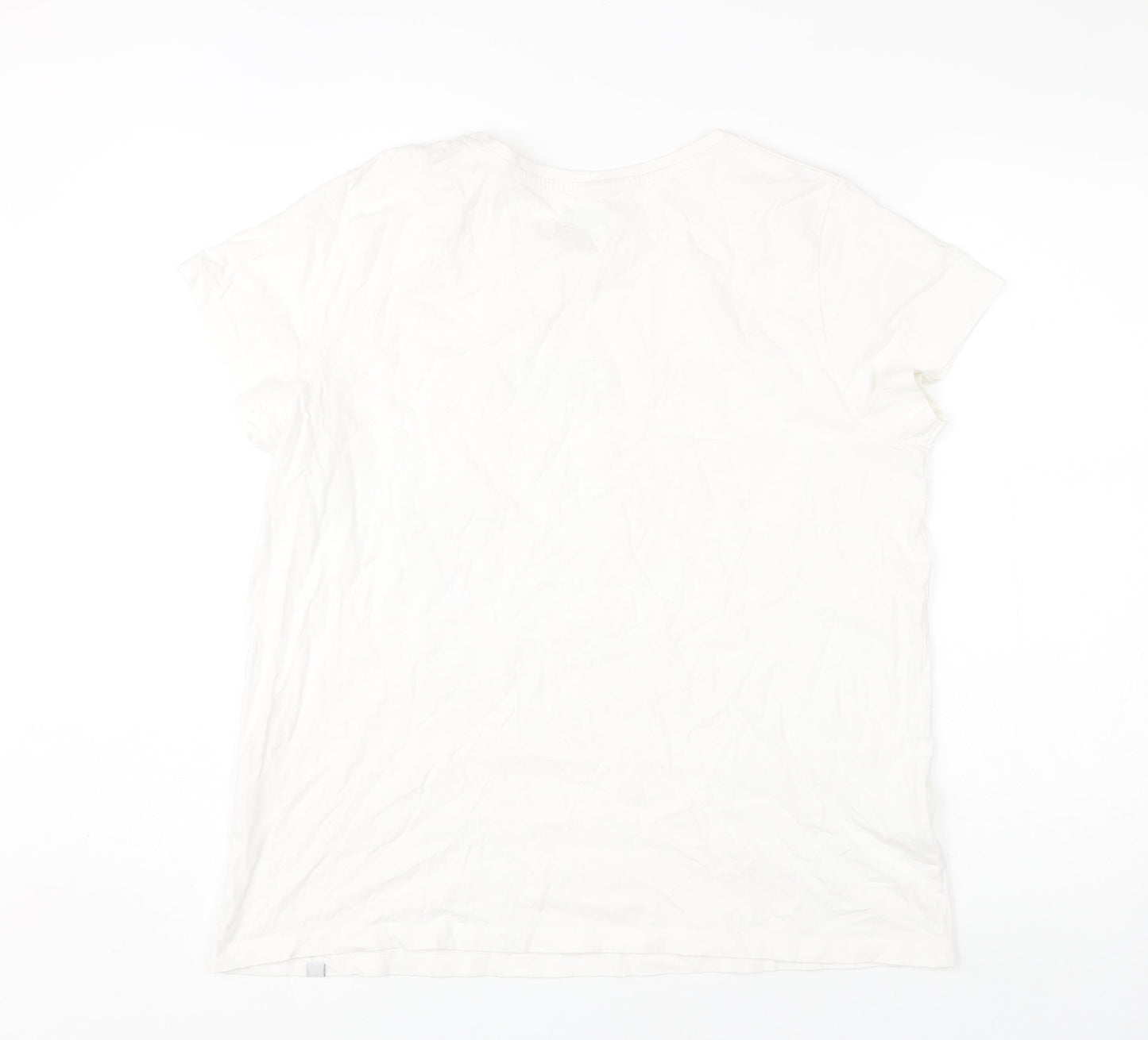 Animal Women's White T-Shirt - Size 14