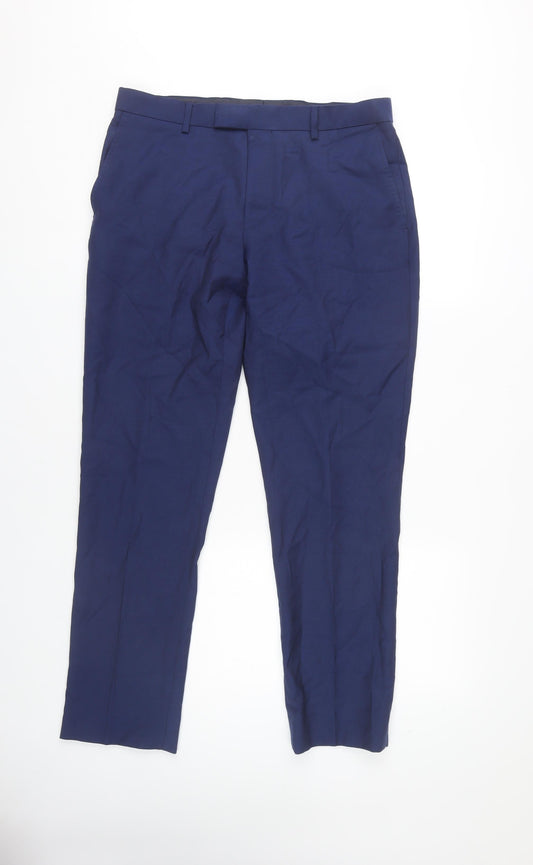 Charles Tyrwhitt Men's Blue Dress Pants Slim Fit