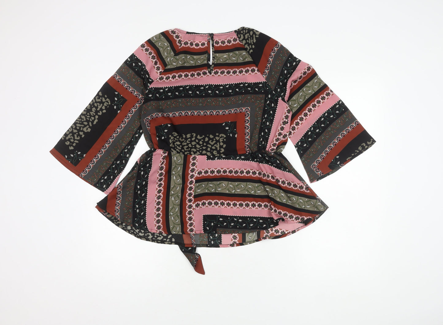 VERO MODA Women's Multicoloured Wrap Blouse S