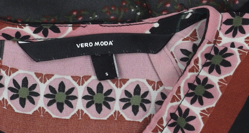 VERO MODA Women's Multicoloured Wrap Blouse S