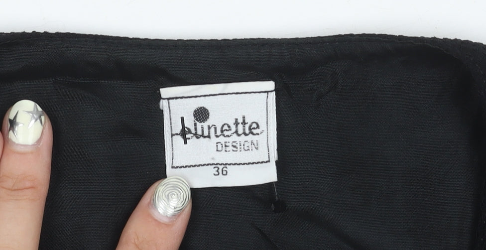 Linette Design Women's Black Cropped Blazer Size 8