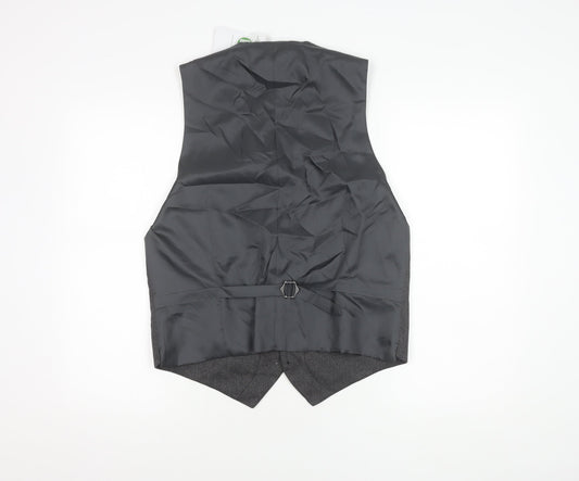 Marks and Spencer Men's Grey Waistcoat 38 Regular Fit