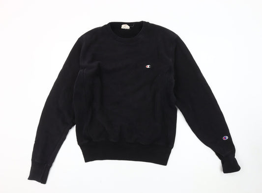 Champion Men's Black S Pullover Sweatshirt