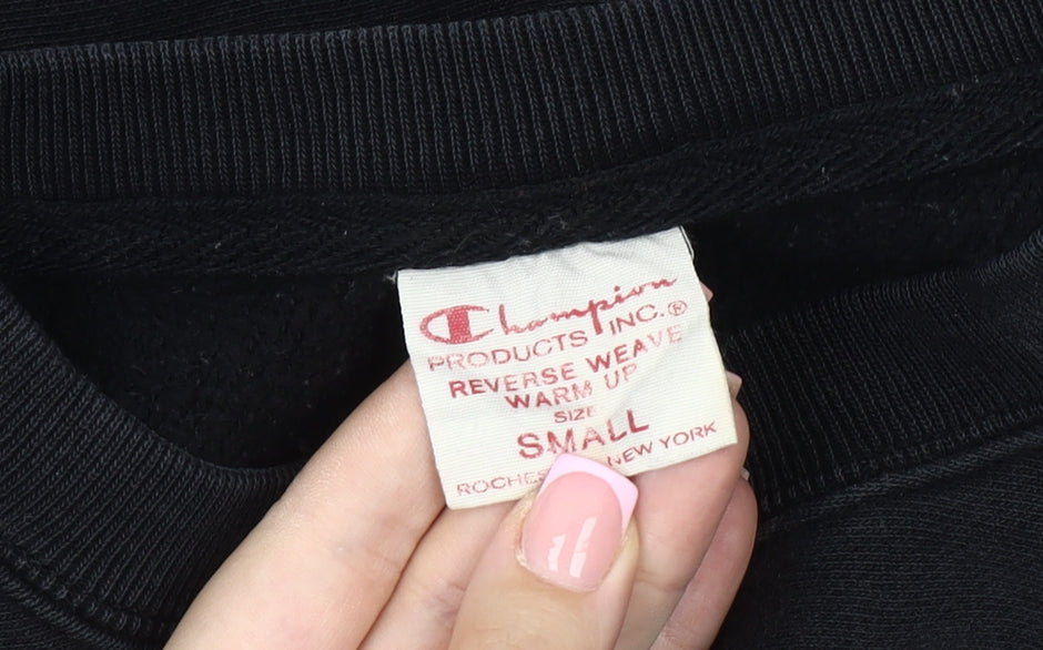 Champion Men's Black S Pullover Sweatshirt