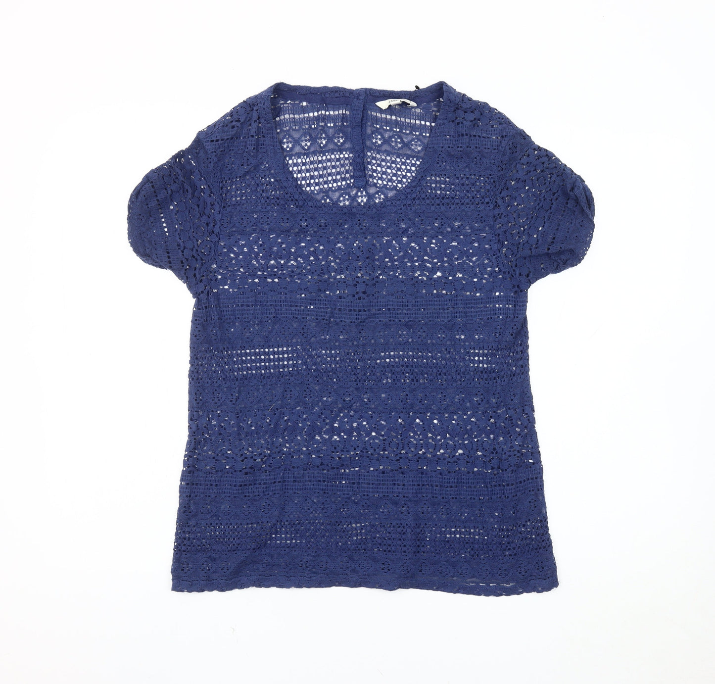 FatFace Women's Blue Crochet Blouse Size 12