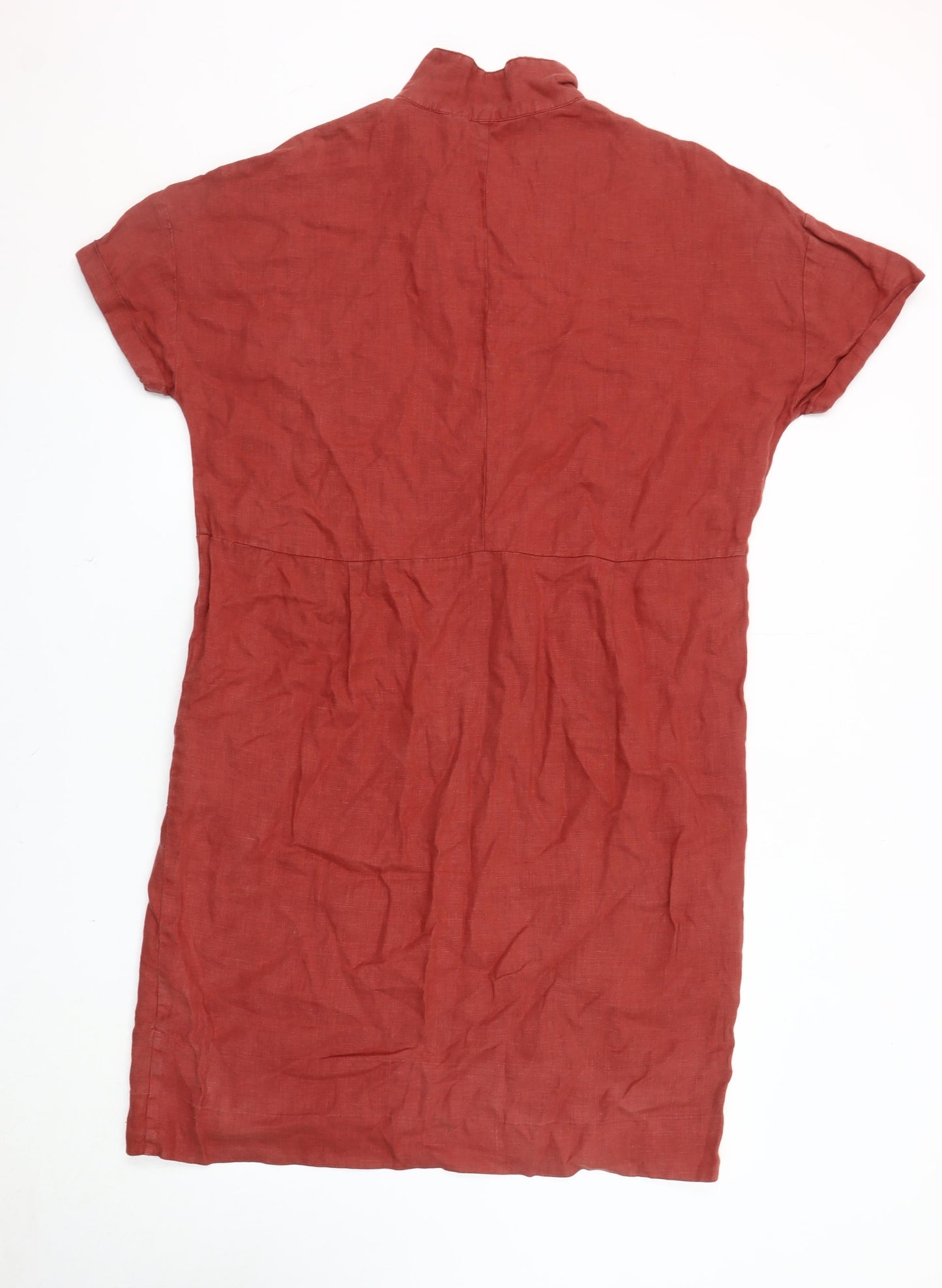Seasalt Cornwall Women's Dress, Red, Size 14, Linen