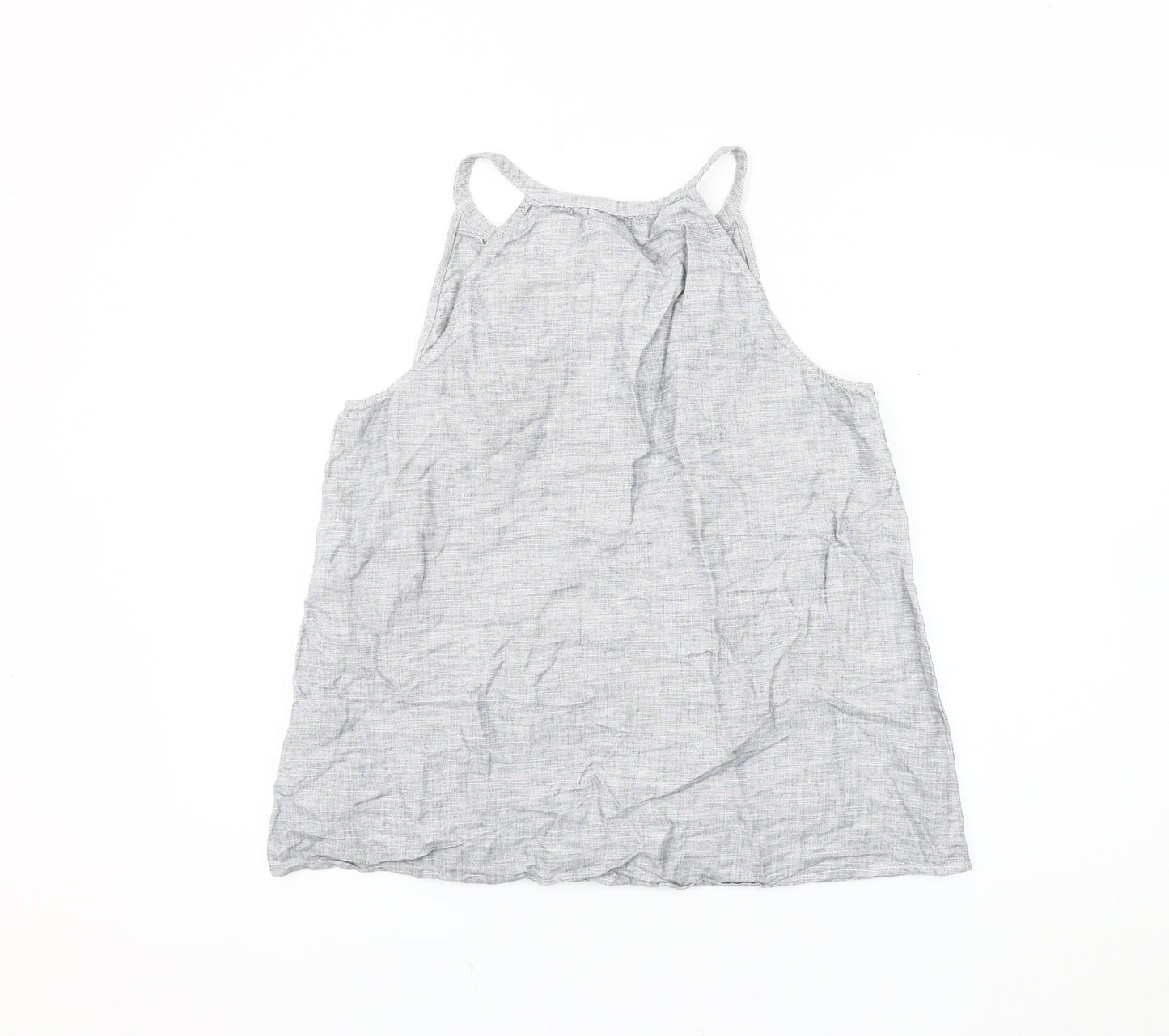 Gap Women’s Grey Tank Top, Size S, V-Neck, Summer Style