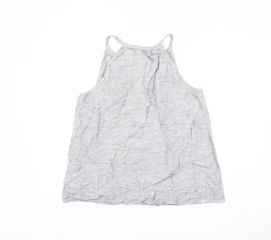 Gap Women’s Grey Tank Top, Size S, V-Neck, Summer Style