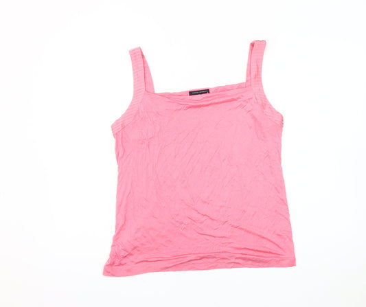 Womens UK Size L Banana Republic Pink Rayon Blend Tank