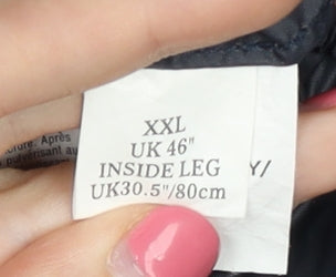 Regatta 2XL Black Unisex Waterproof Rain Trousers