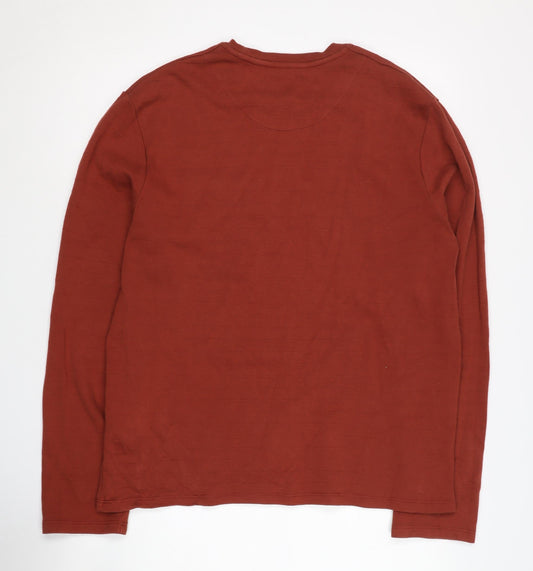 Mens UK Size L White Stuff Red Cotton Blend T-Shirt