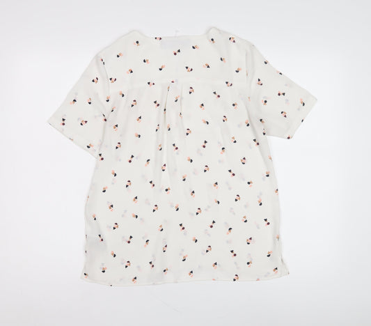 Marks and Spencer Women's Ivory Blouse Size 8