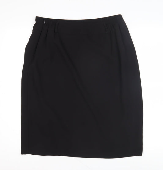 Nightingales Women’s Black Pencil Skirt Size 16