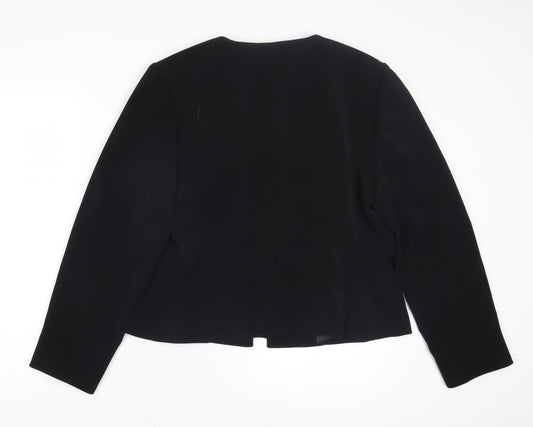 Paula Borges Women's Black Jacket, Size 14